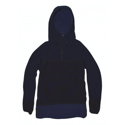 Pre-owned Saint Laurent Navy Polyester Knitwear & Sweatshirt