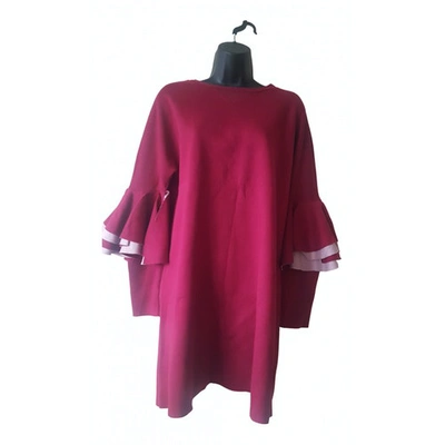 Pre-owned Ted Baker Jacket In Burgundy