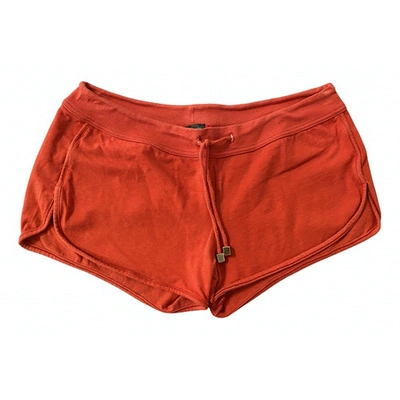Pre-owned Fendi Red Cotton Shorts