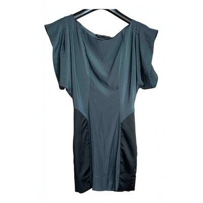 Pre-owned Allsaints Mid-length Dress In Blue