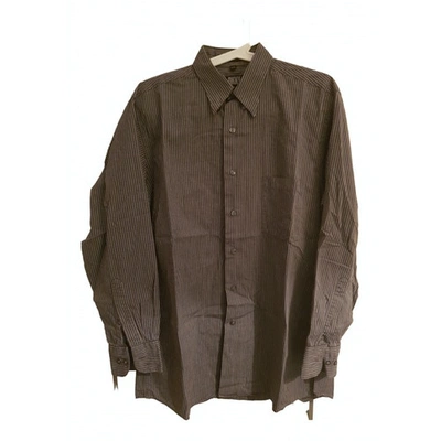 Pre-owned Dkny Shirt In Grey