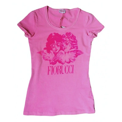Pre-owned Fiorucci Pink Cotton  Top