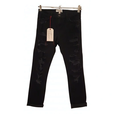 Pre-owned Current Elliott Black Denim - Jeans Jeans