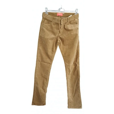 Pre-owned Manoush Trousers In Brown