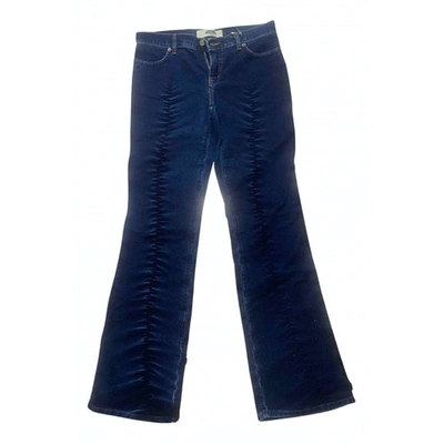 Pre-owned Moschino Cheap And Chic Blue Cotton Jeans