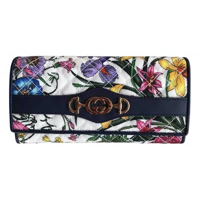 Pre-owned Gucci Zumi Multicolour Leather Wallet