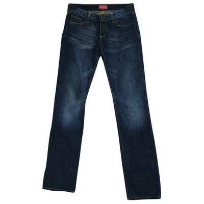 Pre-owned Fiorucci Blue Cotton Jeans