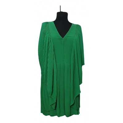 Pre-owned By Malene Birger Mini Dress In Green
