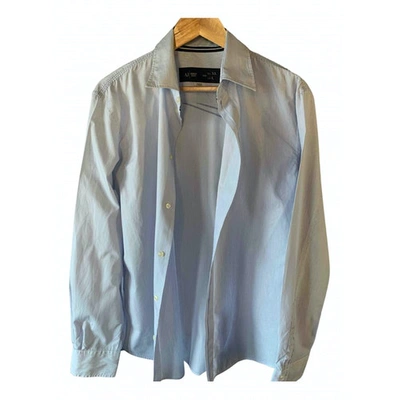 Pre-owned Armani Jeans Shirt In Blue