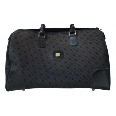Pre-owned Pierre Cardin Cloth Handbag In Black