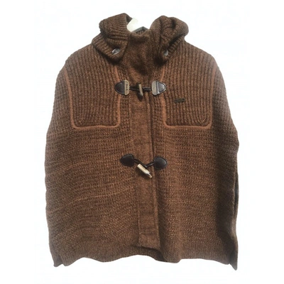 Pre-owned Bark Wool Cape In Other
