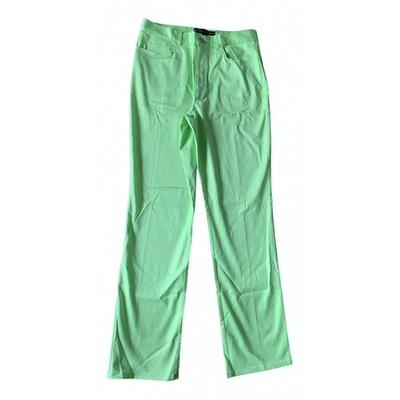 Pre-owned Ralph Lauren Straight Pants In Green