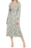 AFRM LONDON FLORAL PRINT LONG SLEEVE DRESS,AED020820