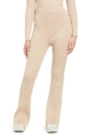 AFRM THEODORE KNIT FLARE LEG PANTS,AES001645