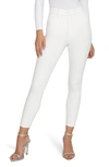 Good American Good High-rise Stretch Sculpting Crop Jeans In White023