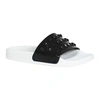 Carmen Sol Franco White Slides In Black