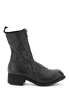 GUIDI GUIDI PL2 FRONT ZIP ANKLE BOOTS