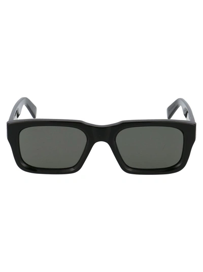 Retrosuperfuture Augusto Rectangular Frame Sunglasses In Black