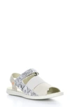 Softinos By Fly London Tian Strappy Sandal In Cloud Cupido/ Snake Print