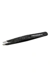 TWEEZERMAN DUSTED ONYX SLANT TWEEZER,1256-ANLLT