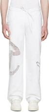 TELFAR White Basic Lace Jeans