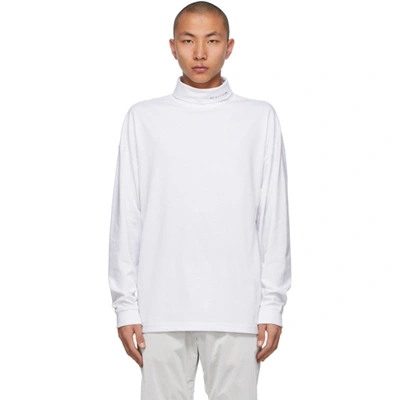 Alyx Recycled Jersey Long Sleeve T-shirt In White