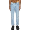 ACNE STUDIOS BLUE SLIM TAPERED JEANS