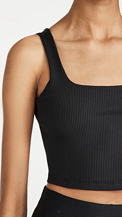 Year Of Ours Ribbed Stretch-jersey Sports Bra In Black
