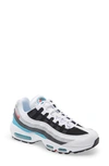 Nike Air Max 95 Panelled Leather And Mesh Sneakers In Wht/red/blu
