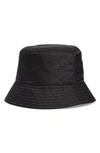 BURBERRY MONOGRAM JACQUARD BUCKET HAT,8049078