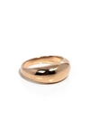 Young Frankk Sawyer Dome Ring In Gold