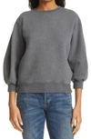 AGOLDE THORA PUFF SLEEVE SWEATSHIRT,A7053C