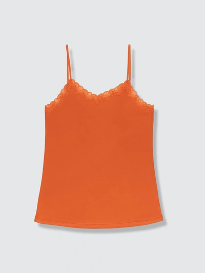 Uwila Warrior Soft Silk Camisole In Orange