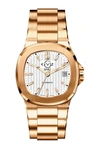GEVRIL GV2 POTENTE ROSE GOLD STAINLESS STEEL WATCH, 39MM,840840122742