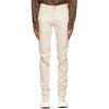 NAKED AND FAMOUS OFF-WHITE SUPER GUY JEANS