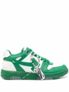 Off-white Men's Out Of Office Bicolor Leather Sneakers In White