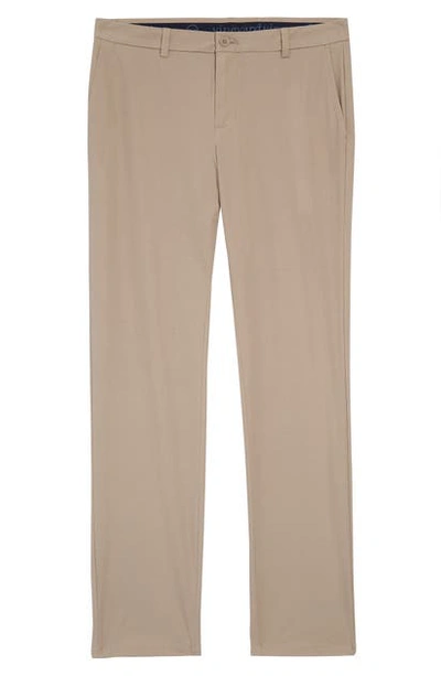 Vineyard Vines On The Go Slim Fit Performance Pants In Khaki