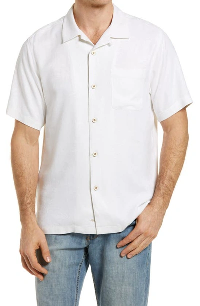 TOMMY BAHAMA TOMMY BAHAMA TROPIC ISLE SHORT SLEEVE BUTTON-UP SILK CAMP SHIRT,ST325384