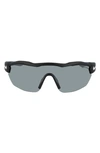 Nike Show X3 Elite 61mm Wraparound Sunglasses In Gray