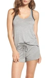 Honeydew Intimates All American Shortie Pajamas In Heather Grey