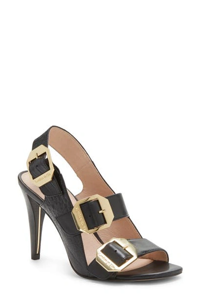 Louise Et Cie Khalon Sandal In Black Leather