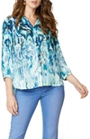 Nydj Pleat Back Blouse In Summerland