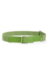 AKRIS TRAPEZOID BUCKLE BELT,7101942200306406