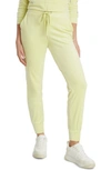 Juicy Couture Drawstring Velour Joggers In Candy Green