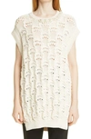 SIMONE ROCHA EMBELLISHED SLEEVELESS BUBBLE SWEATER,MMK10B 0640