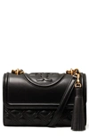 Tory Burch Fleming Convertible Shoulder Bag In Black