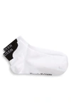 Alexander Mcqueen Logo Branded Ankle Sport Socks In White/black 9060