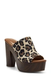 Jessica Simpson Shelbie Platform Slide Sandal In Natural