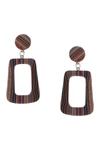 Olivia Welles Ember Multicolor Earrings In Silver-multi