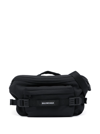 Balenciaga Army Belt Bag In Black